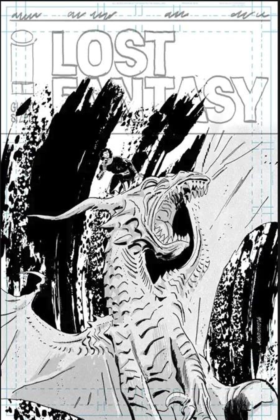 Lost Fantasy #12 - Alex Diotto 1:25 cover art