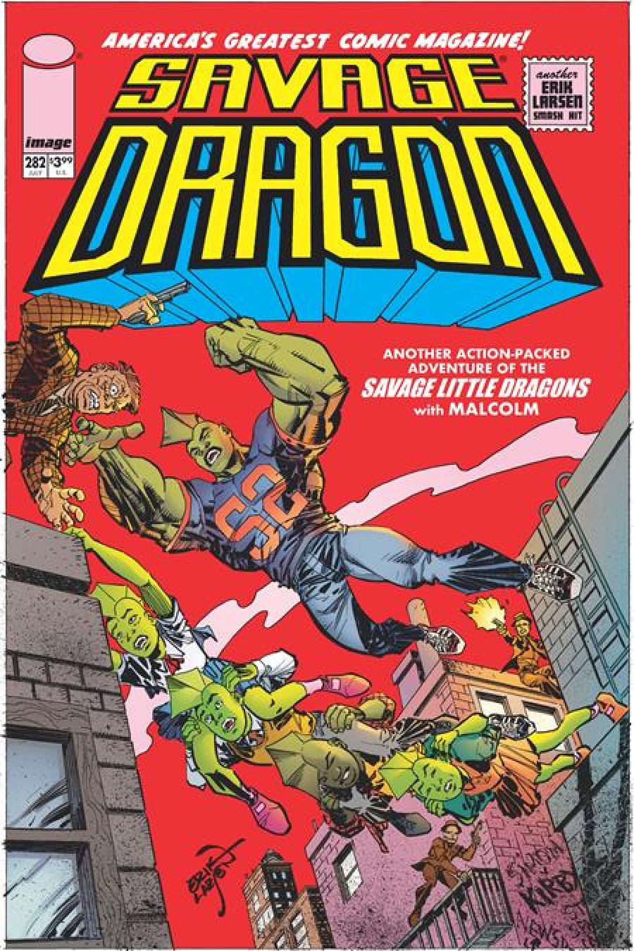 Savage Dragon #282 - Main - Erik Larsen cover art