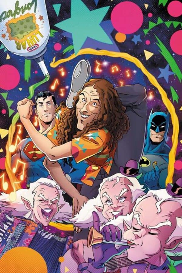 Batman/Superman/Weird Al World’s Weirdest #1 - Main - Dan Schoening cover art