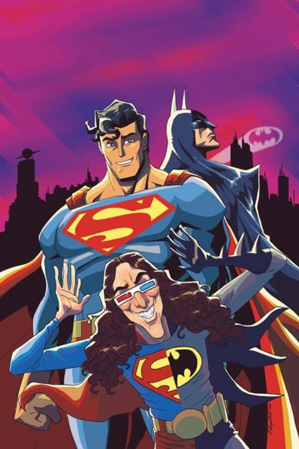 Batman/Superman/Weird Al World’s Weirdest #1 - Jerry Gaylord cover art