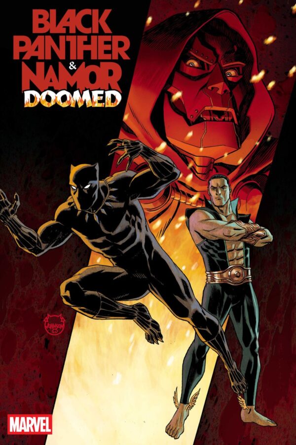 BLACK PANTHER/NAMOR: DOOMED #1 - Main - Dave Johnson cover art