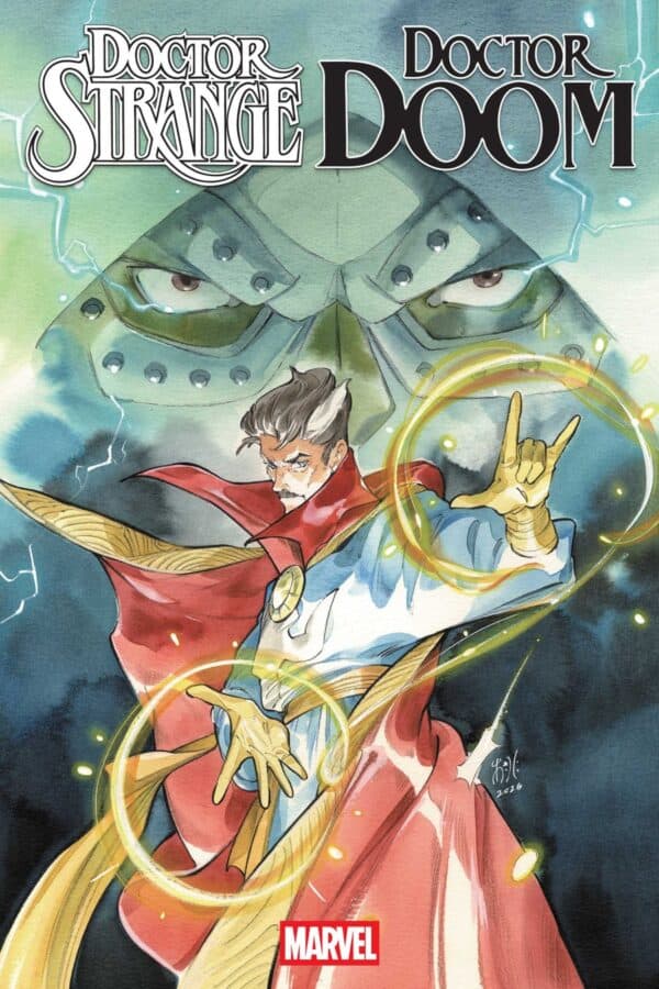 DOCTOR STRANGE AND DOCTOR DOOM: TRIUMPH AND TORMENT #1 - Main - Peach Momoko cover art