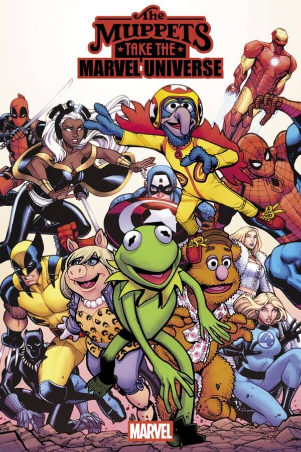 MUPPETS TAKE THE MARVEL UNIVERSE #1 - Main - Nick Bradshaw cover art