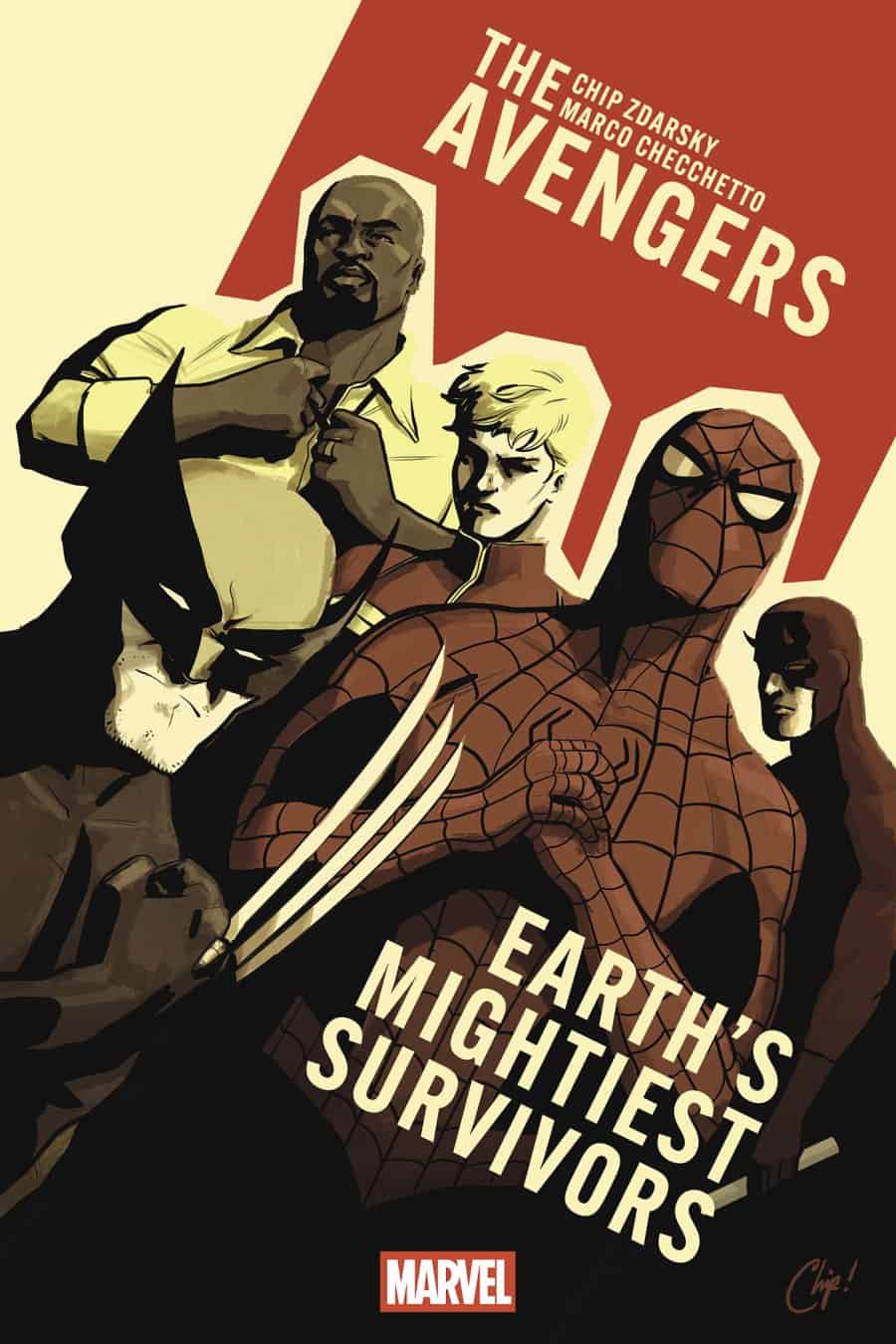 AVENGERS #1 - Chip Zdarsky 1:200 cover art