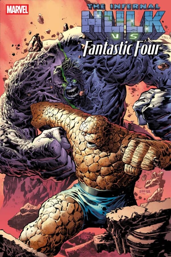 INFERNAL HULK VS. FANTASTIC FOUR #1 - Ken Lashley cover art