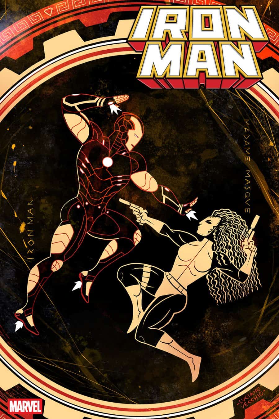 IRON MAN #10 - Luciano Vecchio Art Style cover art