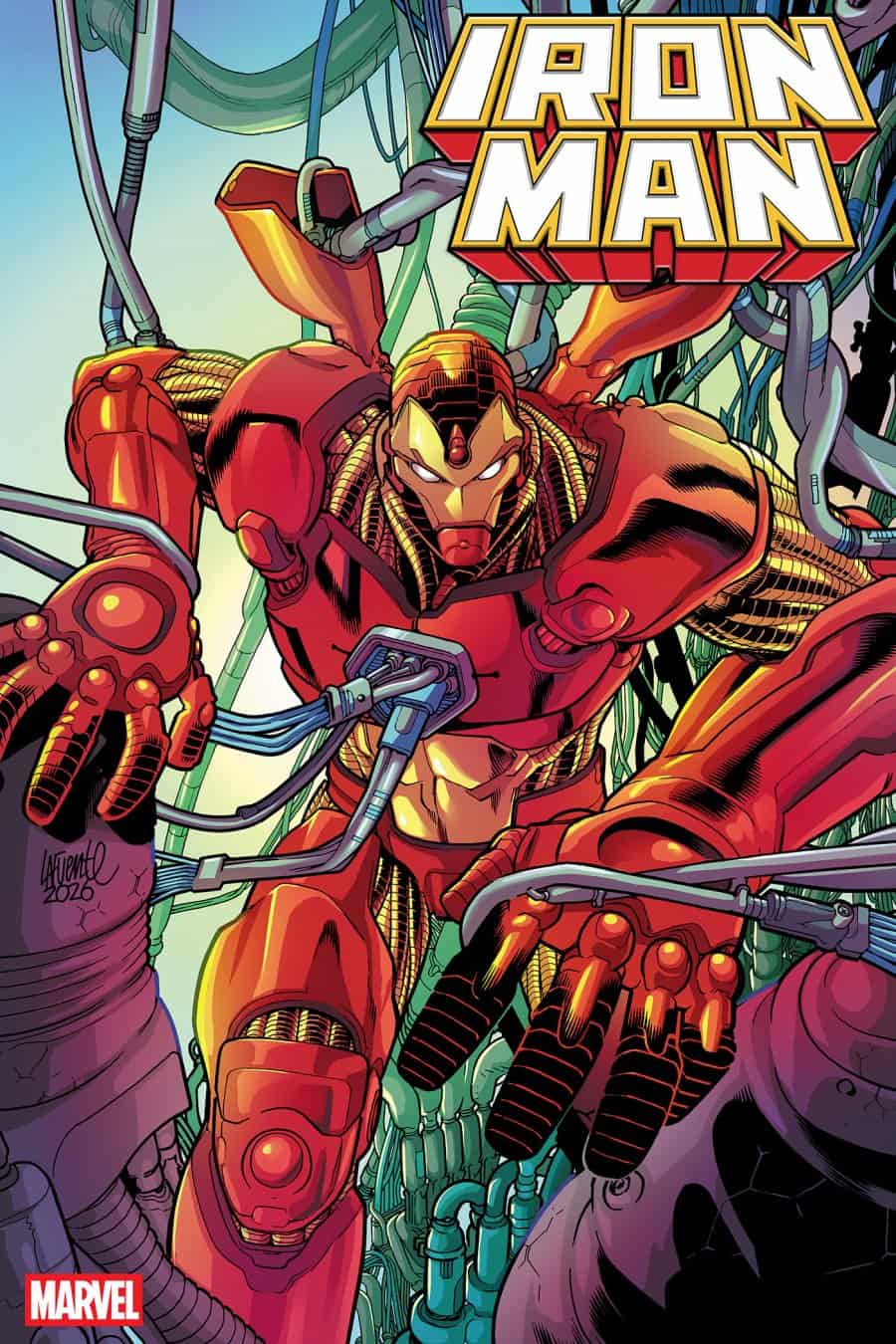 IRON MAN #10 - David Lafuente cover art