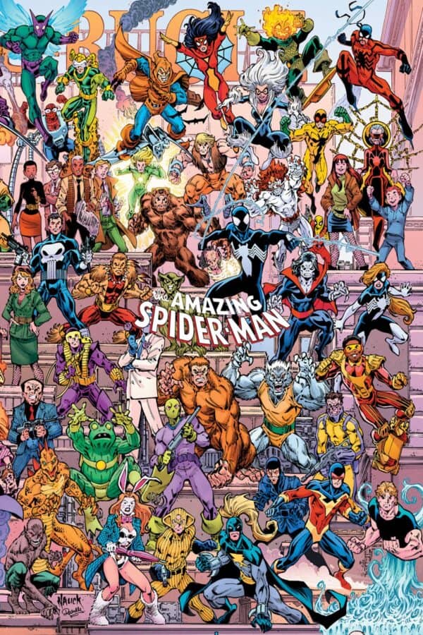 THE AMAZING SPIDER-MAN #1001 - Todd Nauck 4-Part Connecting Legacy cover art