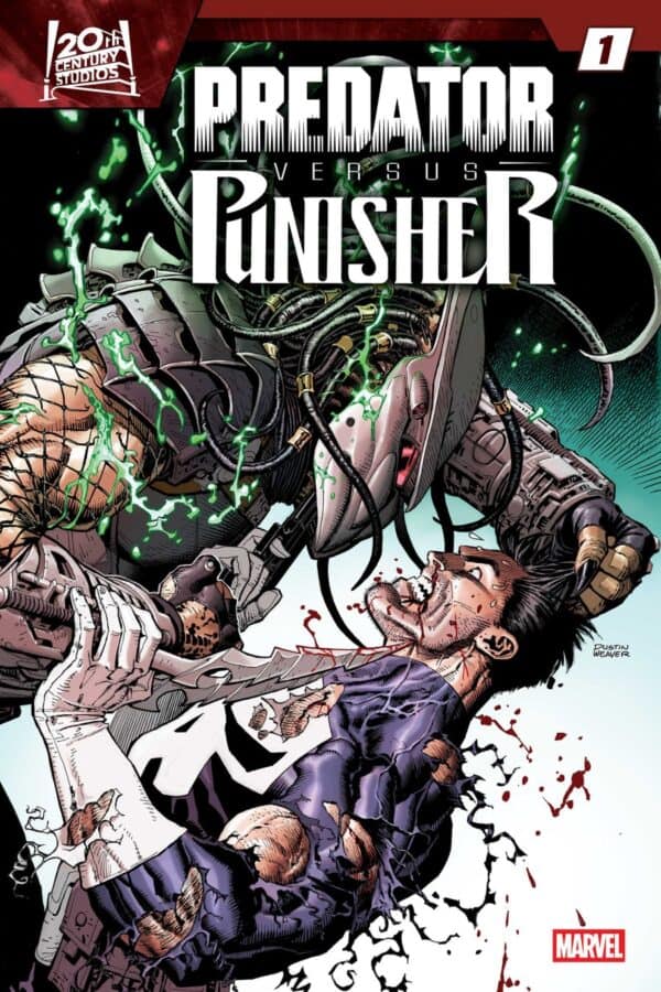 PREDATOR VS. PUNISHER #1 - Main - Dustin Weaver cover art