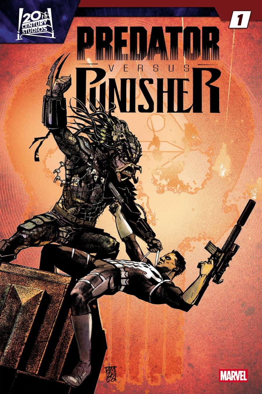 PREDATOR VS. PUNISHER #1 - Alex Maleev cover art