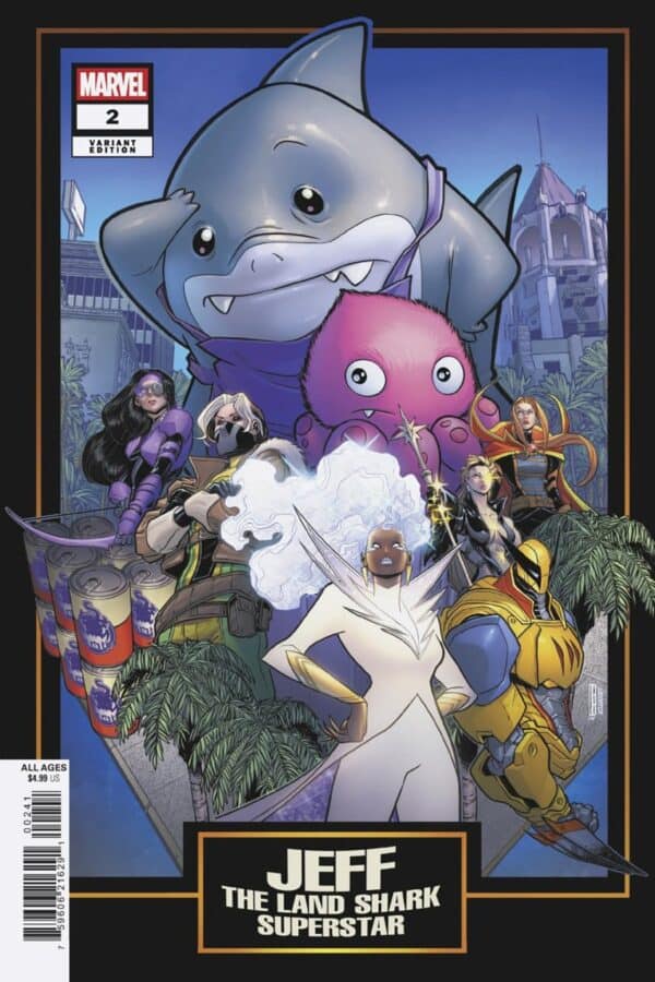 JEFF THE LAND SHARK: SUPERSTAR #2 - David Baldeon cover art