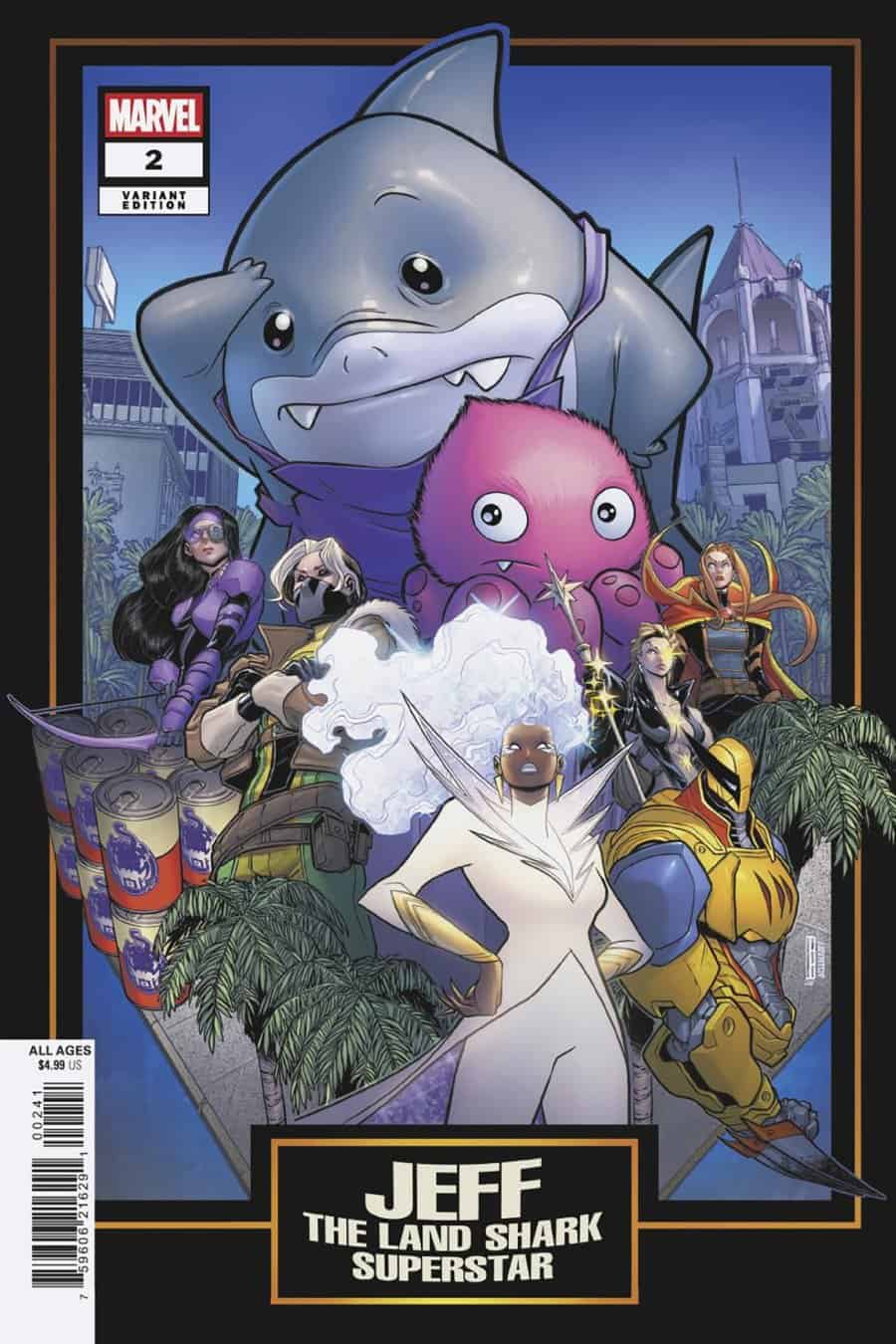 JEFF THE LAND SHARK: SUPERSTAR #2 - David Baldeon cover art