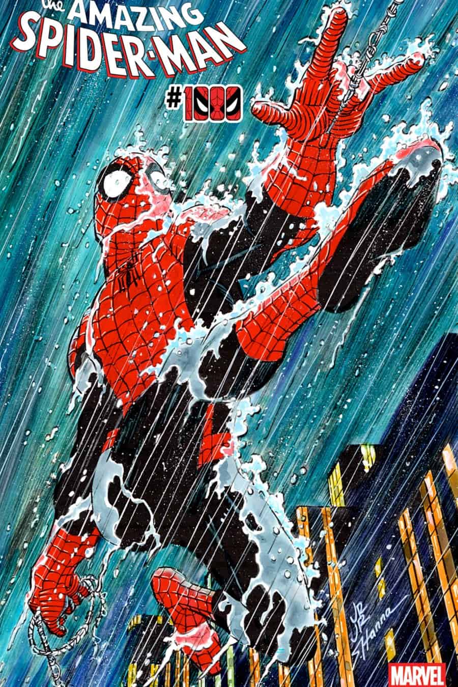 THE AMAZING SPIDER-MAN #1000 - John Romita Jr. cover art