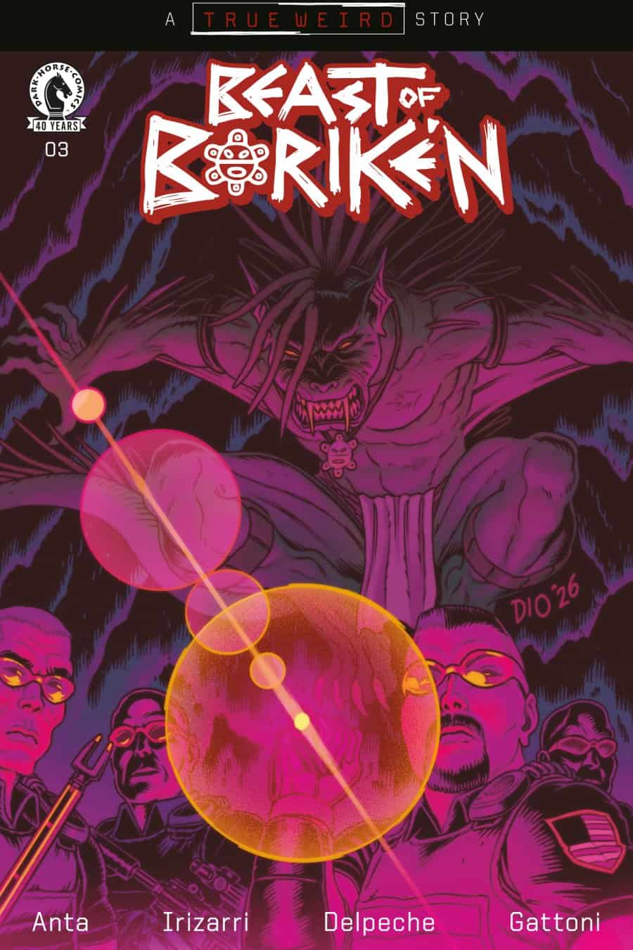 The Beast of Boriken #3 - Main - Daniel Irizarri cover art