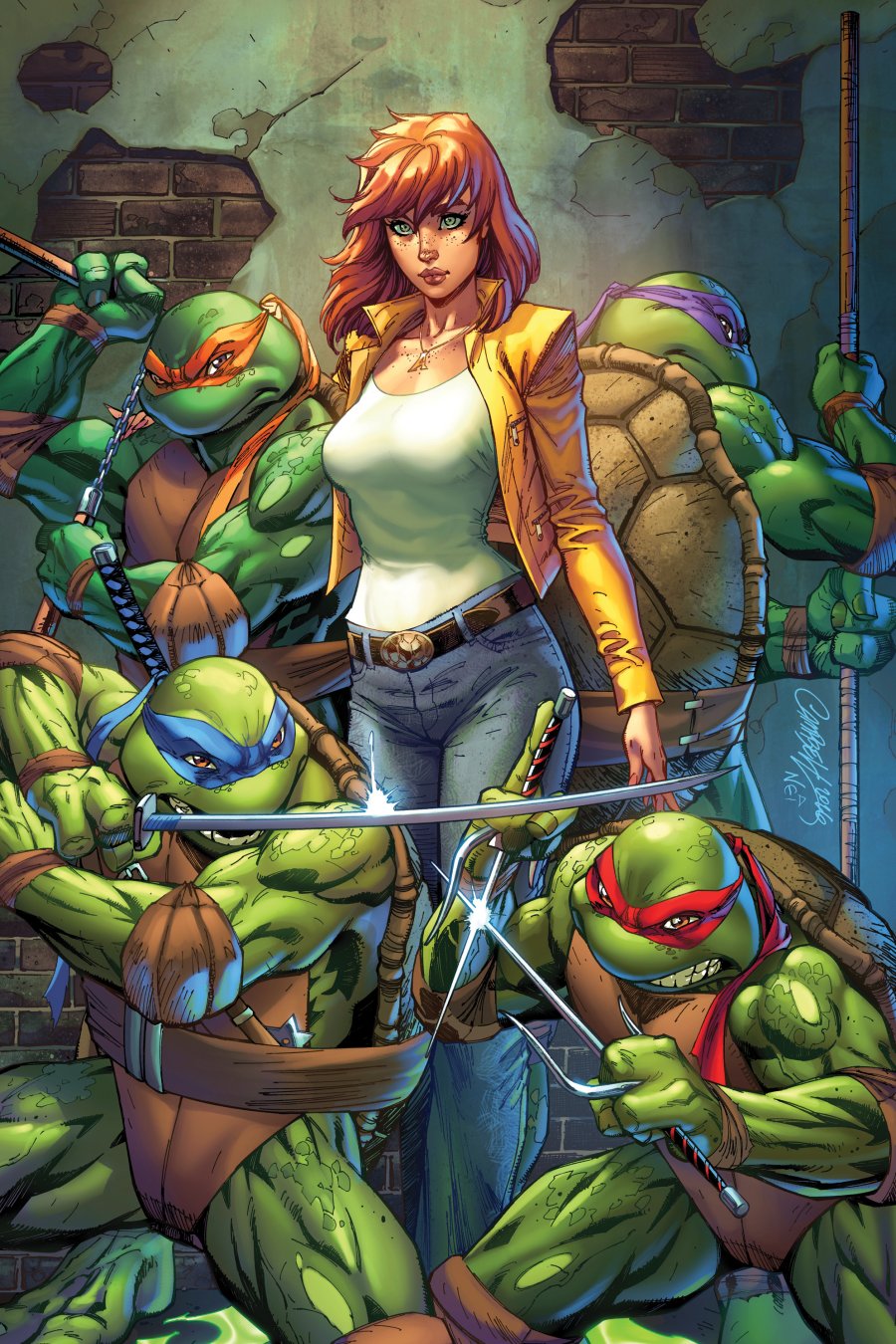 Teenage Mutant Ninja Turtles (2024) #20 - : 300th Issue Special Variant RI (200) (Campbell Full Art) 1:200 cover art