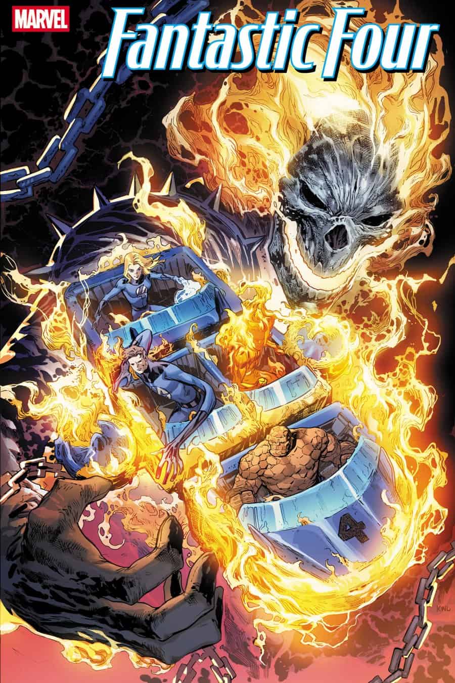 Fantastic Four #13 - Ken Lashley 1:25 cover art