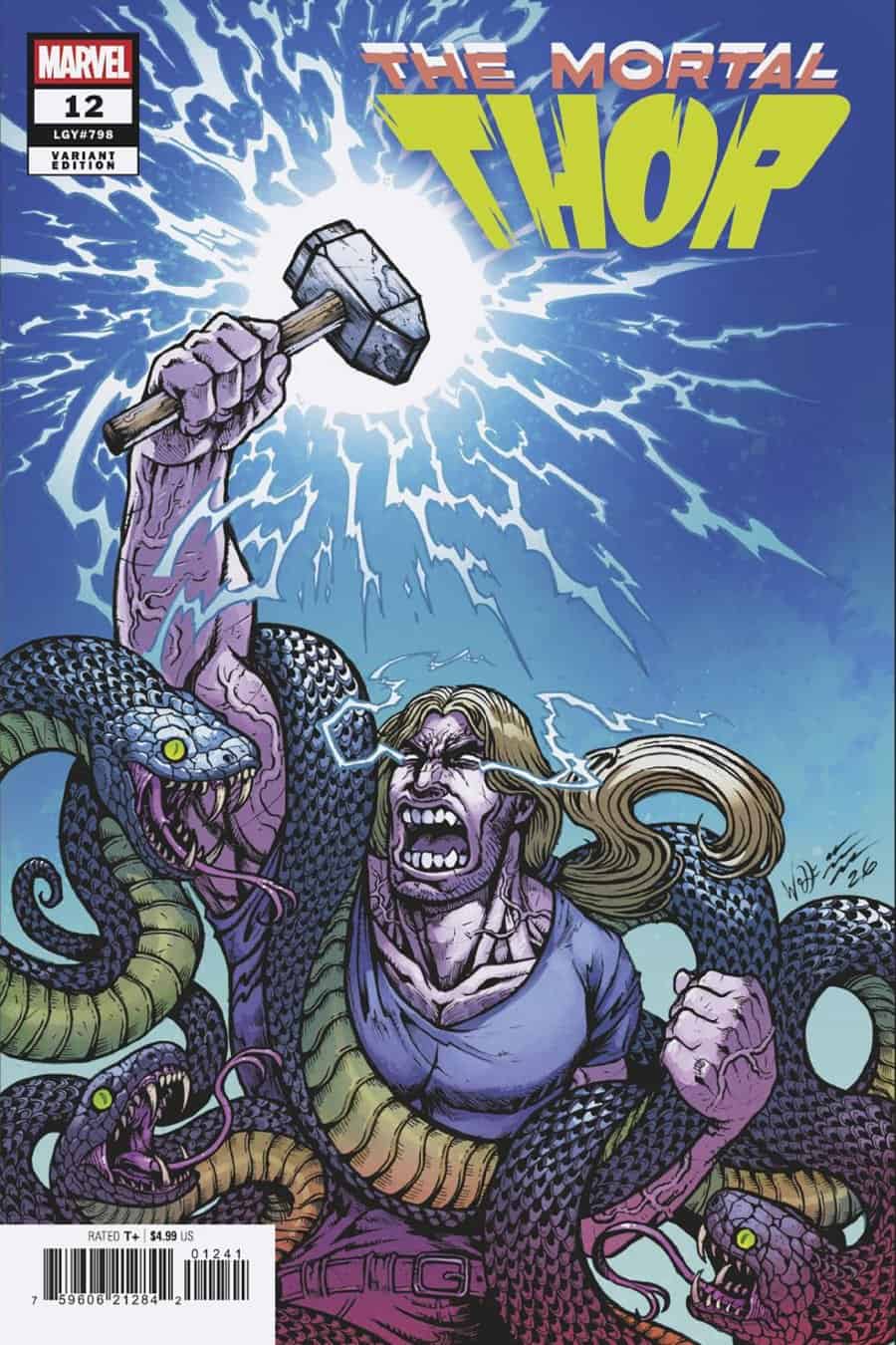 MORTAL THOR #12 - Maria Wolf cover art