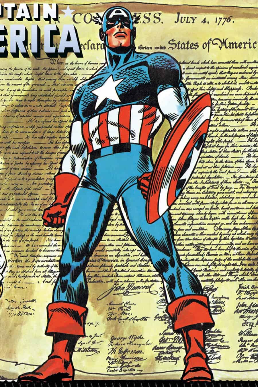 CAPTAIN AMERICA #13 - John Romita Sr. Bicentennial Calendar Hidden Gem 1:50 cover art