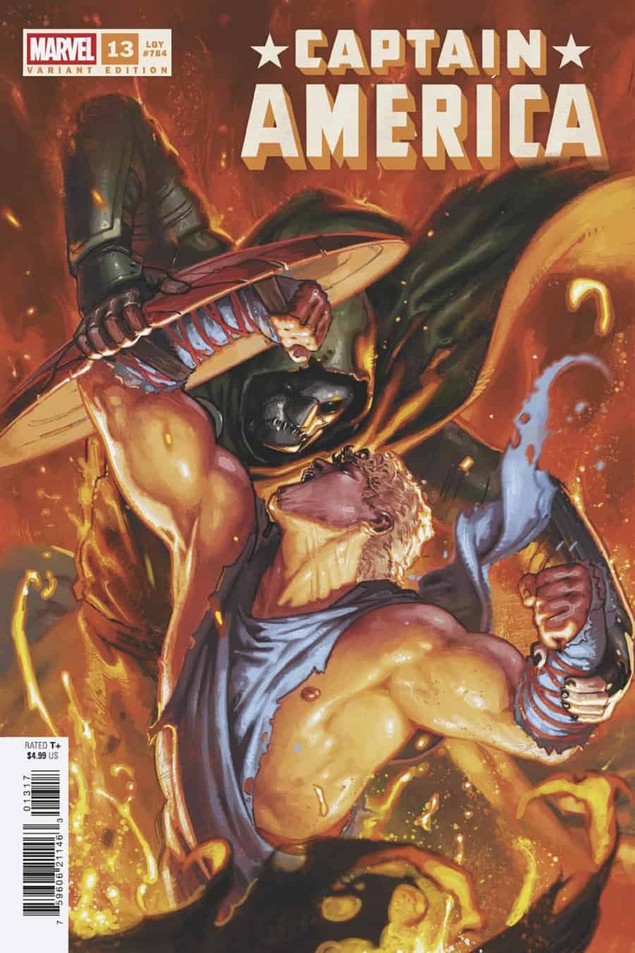 CAPTAIN AMERICA #13 - Davide Paratore 1:25 cover art