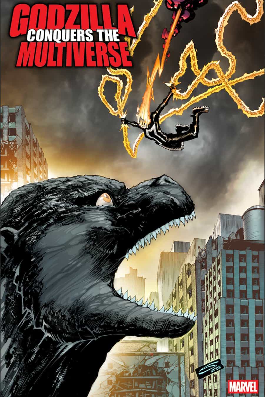 GODZILLA CONQUERS THE MULTIVERSE #1 - Gerardo Sandoval 1:25 cover art