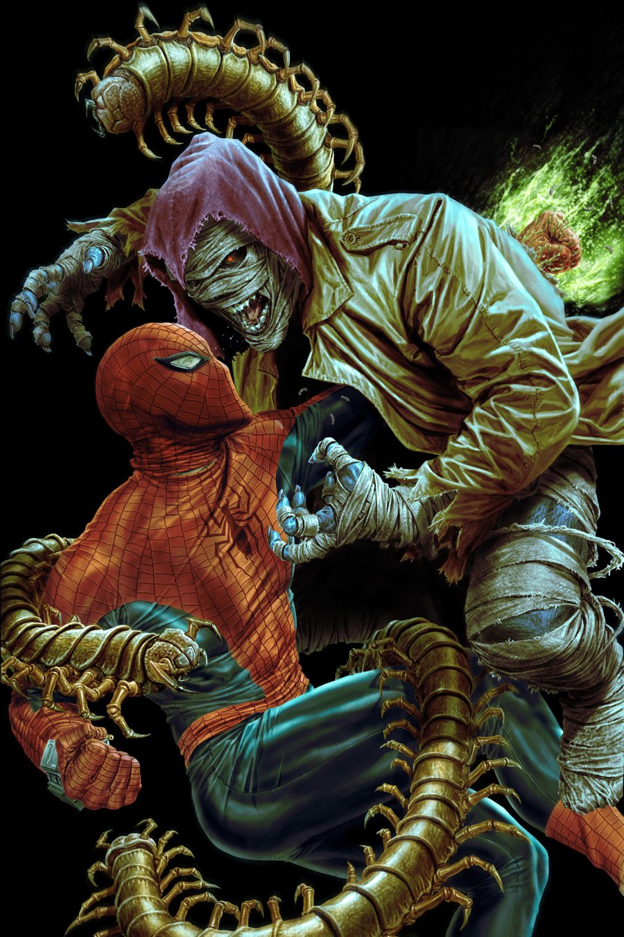 THE AMAZING SPIDER-MAN #33 - Lee Bermejo Amazing Visions Virgin 1:100 cover art