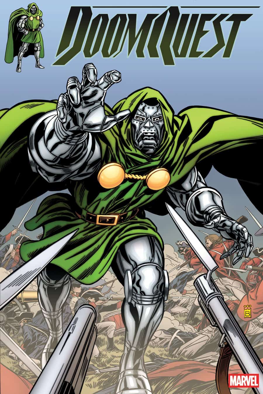 DOOMQUEST #3 - Mark Buckingham 1:25 cover art