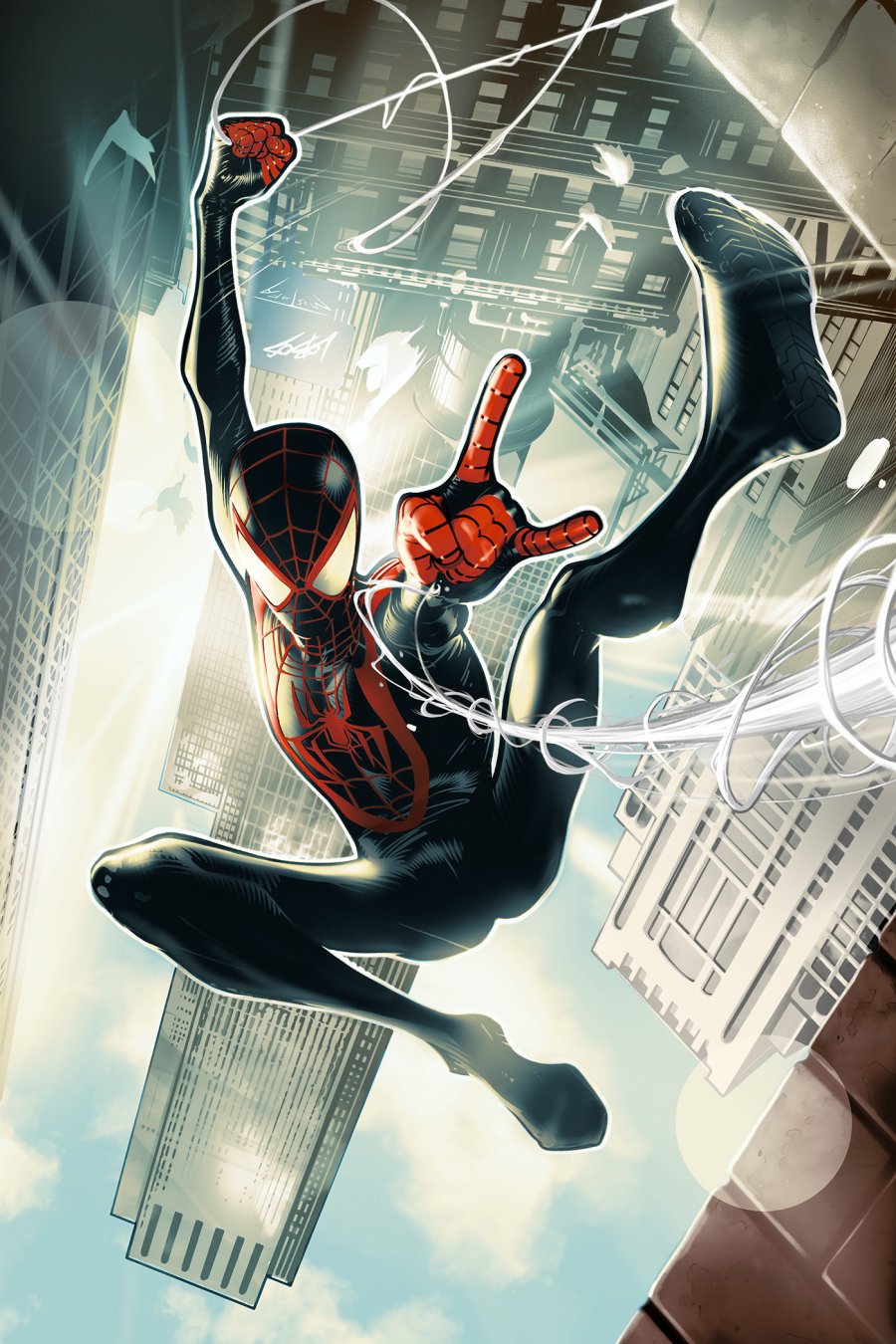 MILES MORALES: SPIDER-MAN #1 - Pablo Villalobos Virgin 1:100 cover art