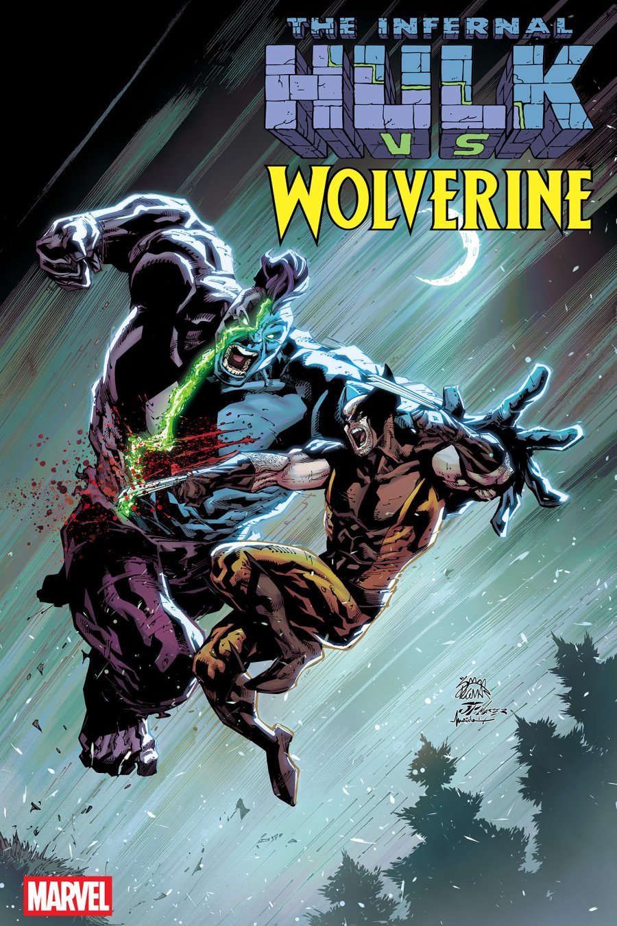 INFERNAL HULK VS. WOLVERINE #1 - Ryan Stegman cover art
