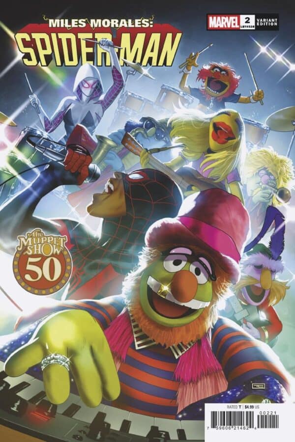 MILES MORALES: SPIDER-MAN #2 - Taurin Clarke Muppets cover art