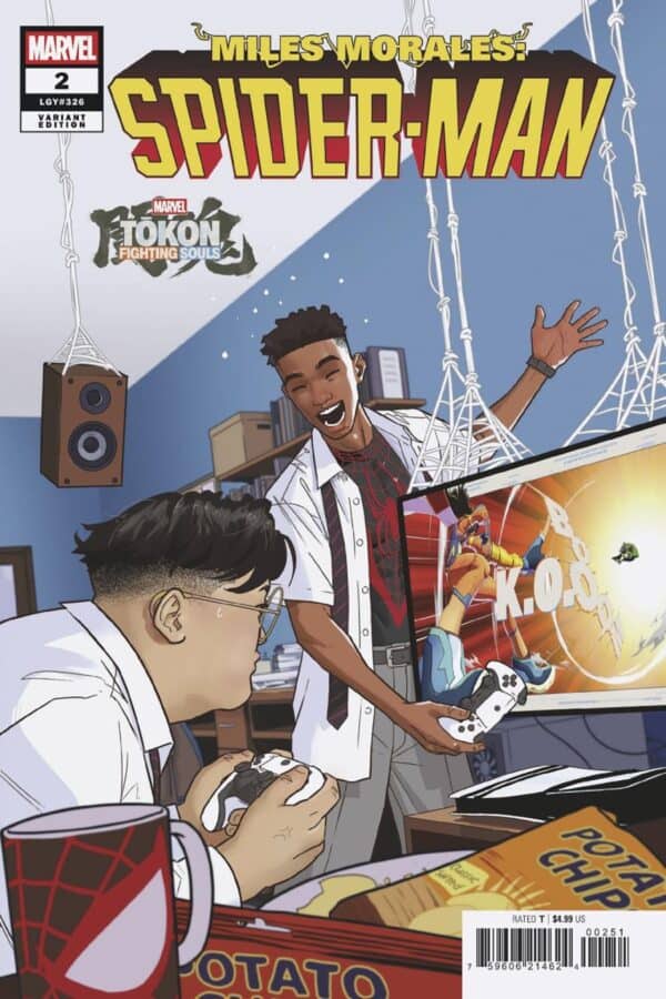 MILES MORALES: SPIDER-MAN #2 - Nico Leon Tokon: Fighting Souls Battle cover art