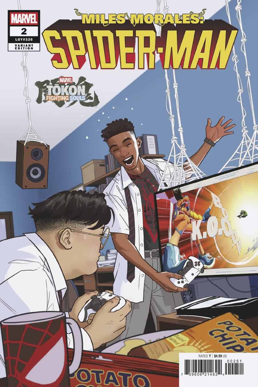 MILES MORALES: SPIDER-MAN #2 - Nico Leon Tokon: Fighting Souls Battle cover art