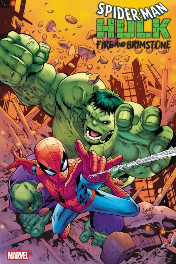 SPIDER-MAN/HULK: FIRE AND BRIMSTONE #2 - Greg Land cover art