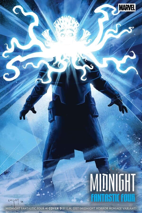MIDNIGHT FANTASTIC FOUR #1 - E.m. Gist Midnight Horror Homage cover art