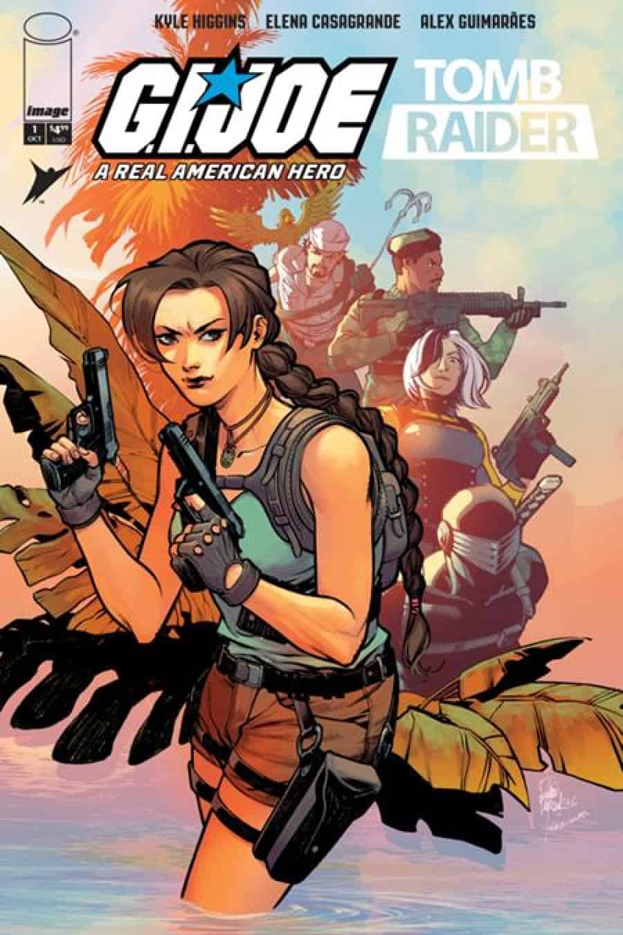 G.I. Joe A Real American Hero Tomb Raider #1 - Main - Elena Casagrande, Alex Guimaraes cover art