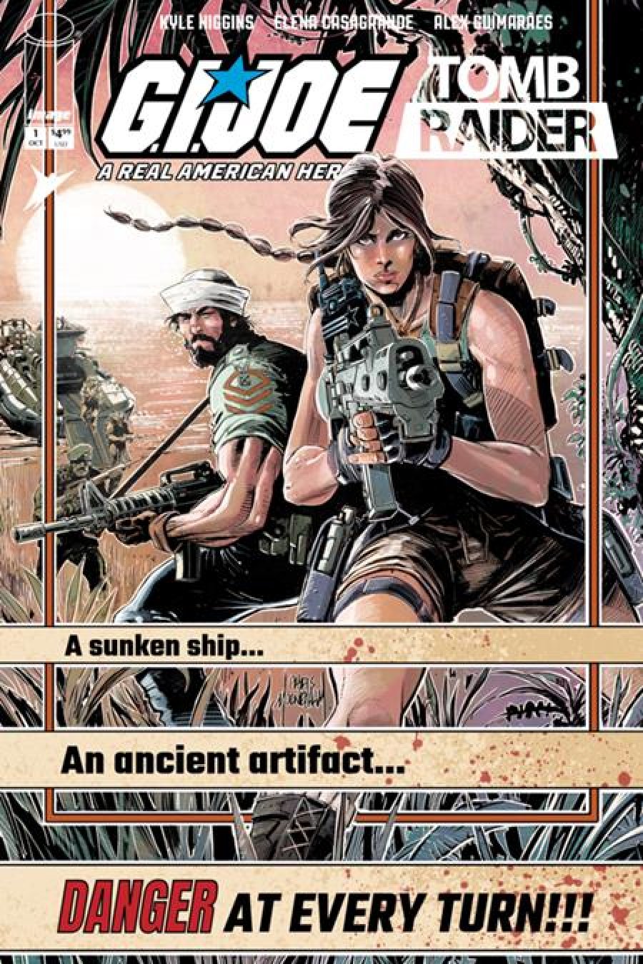 G.I. Joe A Real American Hero Tomb Raider #1 - (Of 5) Cvr D Inc 1:25 Chris Mooneyham Vintage Joe Var 1:25 cover art