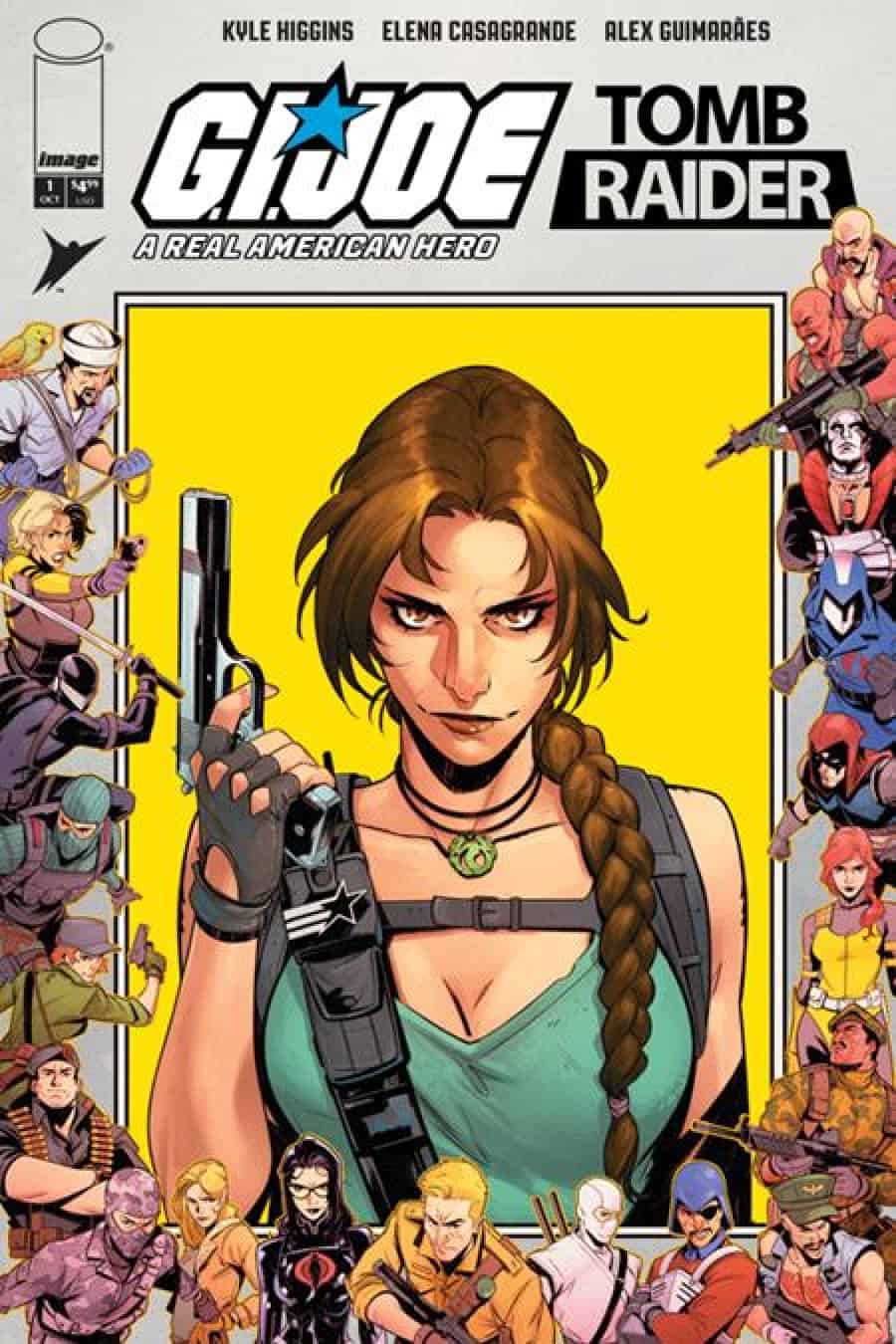 G.I. Joe A Real American Hero Tomb Raider #1 - (Of 5) Cvr F Inc 1:100 Lorenzo Tammetta & Mike Spicer Foil Var 1:100 cover art