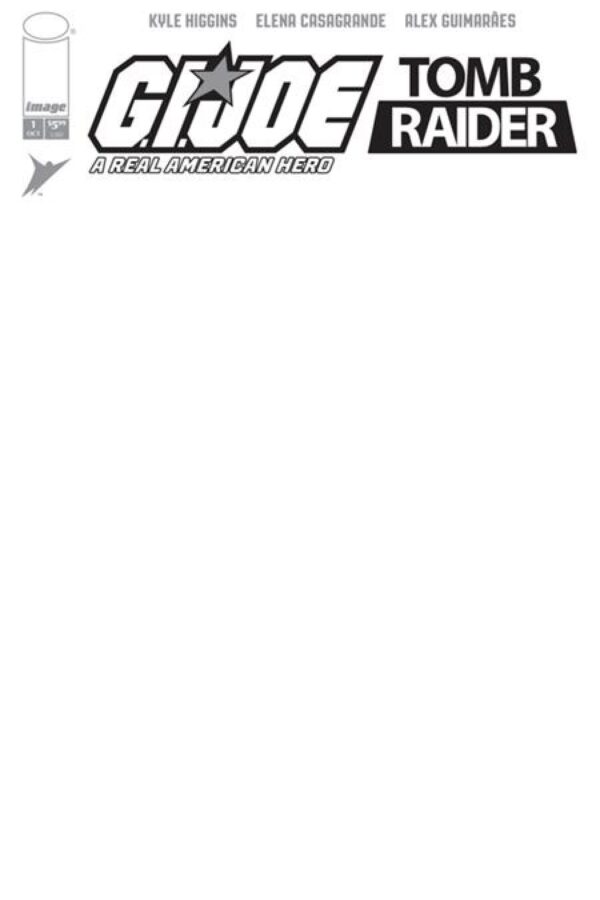 G.I. Joe A Real American Hero Tomb Raider #1 - (Of 5) Cvr G Blank Sketch Var cover art
