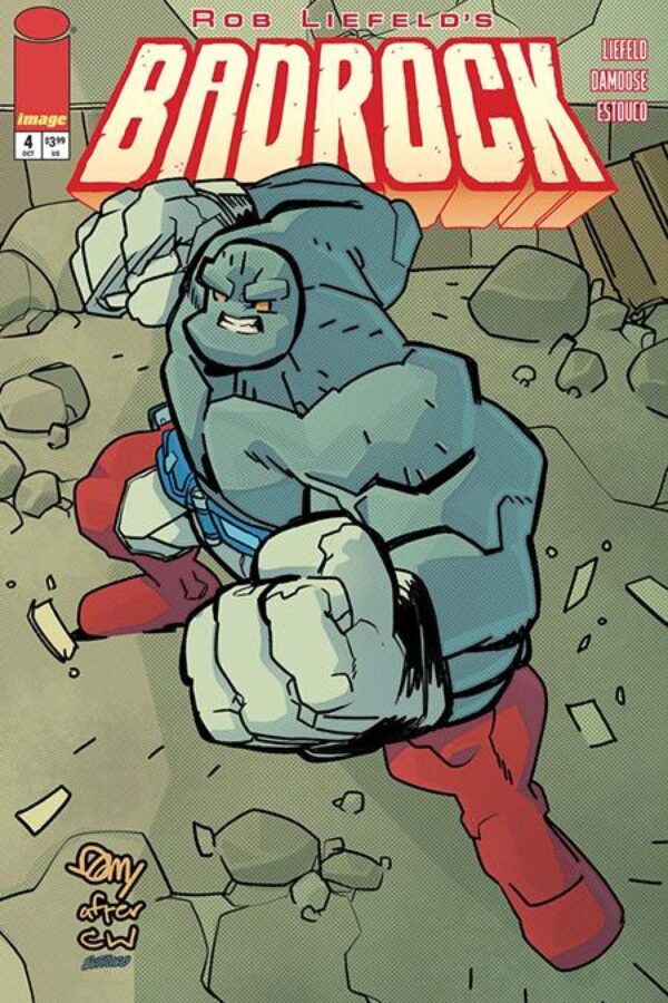 Badrock #4 - Main - Seth Damoose cover art