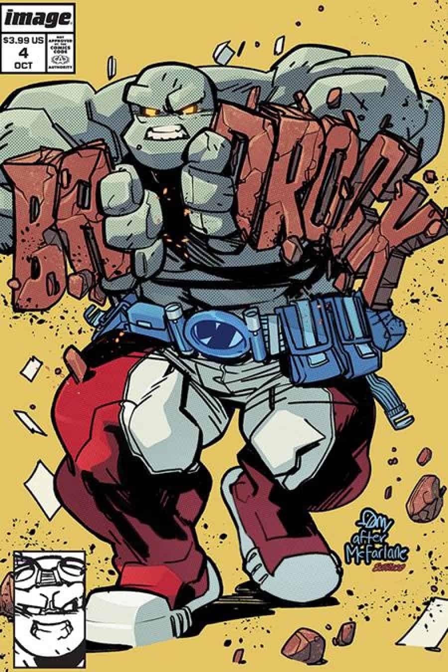 Badrock #4 - Cvr C Seth Damoose Homage Var cover art