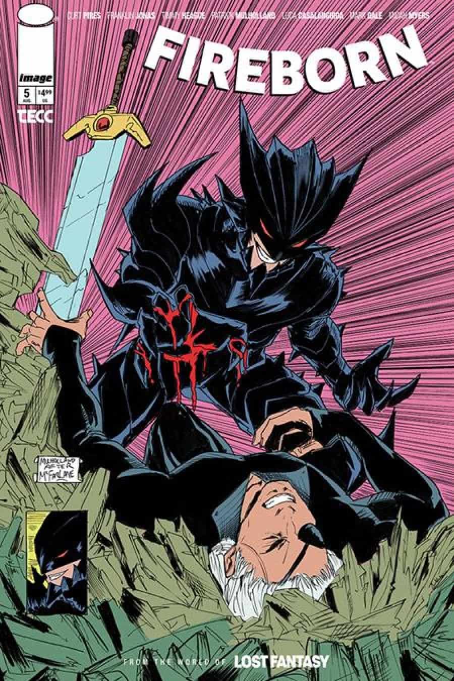Fireborn #5 - Cvr B Patrick Mulholland Homage Var cover art