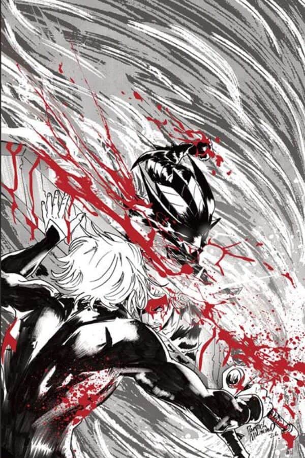 Fireborn #5 - Cvr E Patrick Mulholland Black And White And Blood Virgin Cardstock Var cover art
