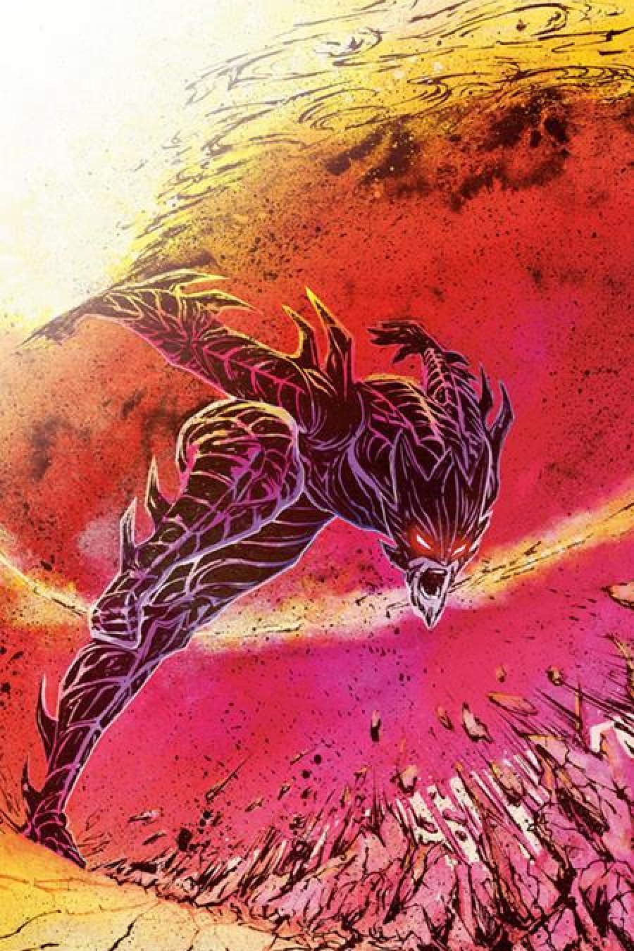 Fireborn #5 - Cvr G Inc 1:50 Jared Hartnell Virgin Foil Var 1:50 cover art