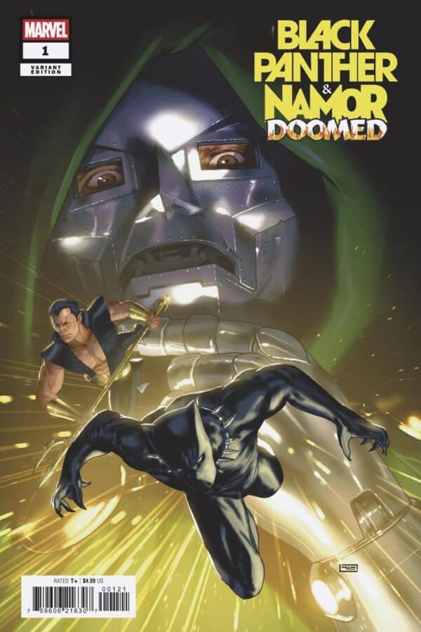 BLACK PANTHER/NAMOR: DOOMED #1 - Taurin Clarke cover art