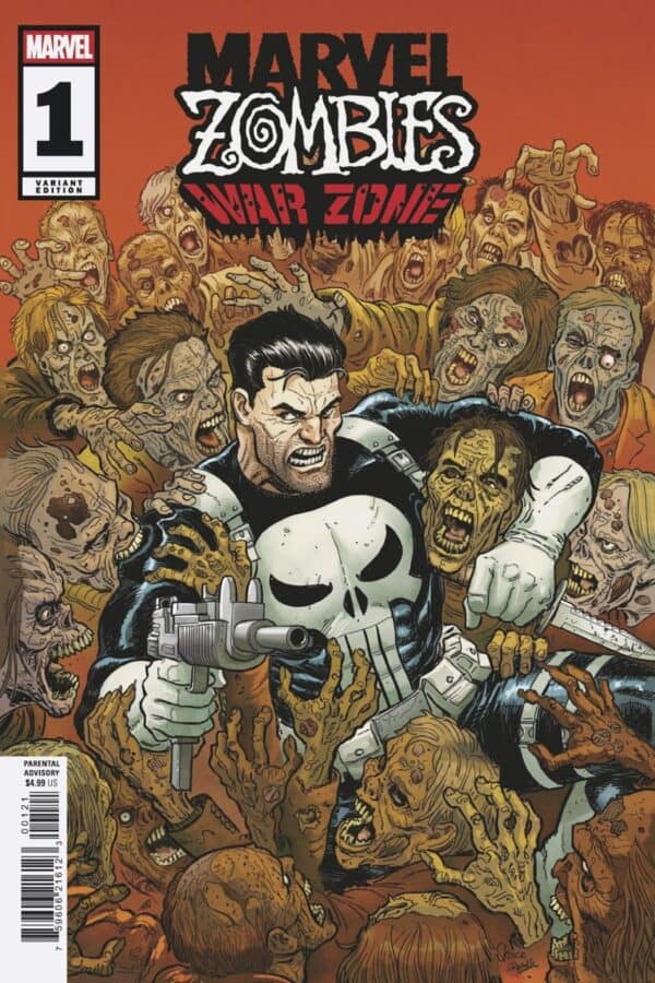 MARVEL ZOMBIES: WAR ZONE #1 - Steve Skroce cover art