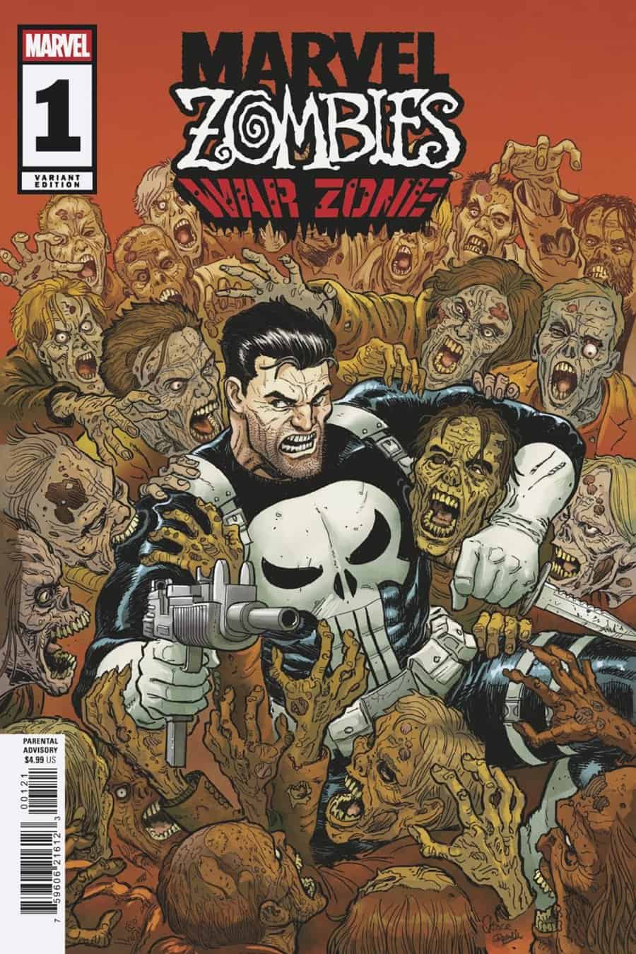 MARVEL ZOMBIES: WAR ZONE #1 - Steve Skroce cover art