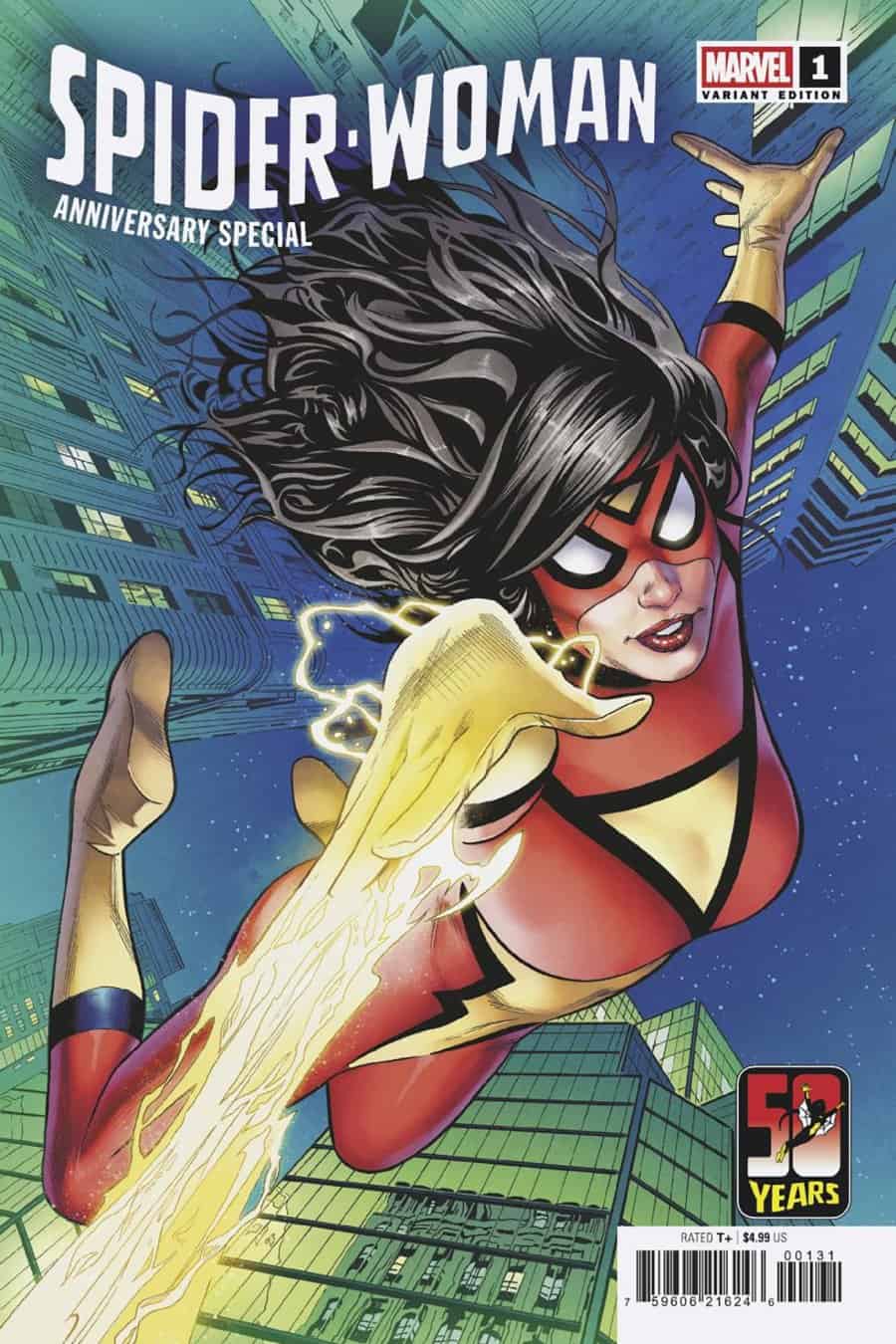 SPIDER-WOMAN 50TH ANNIVERSARY SPECIAL #1 - Greg Land cover art