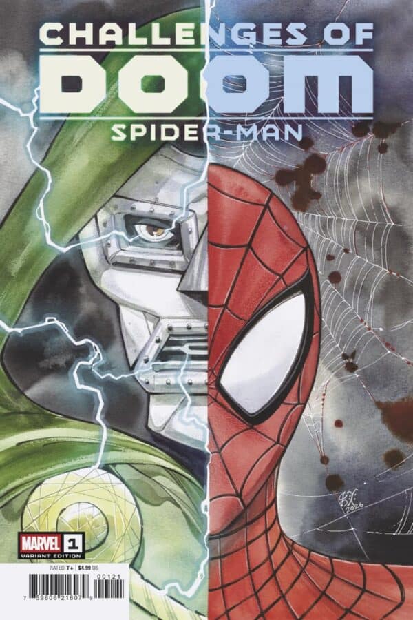 CHALLENGES OF DOOM: SPIDER-MAN #1 - Peach Momoko cover art