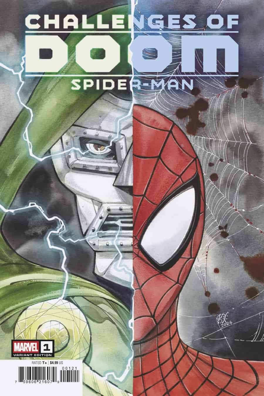 CHALLENGES OF DOOM: SPIDER-MAN #1 - Peach Momoko cover art