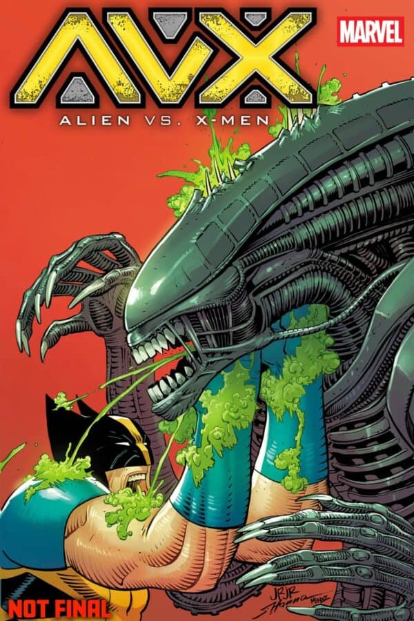 ALIEN VS. X-MEN #1 - John Romita Jr. Foil cover art