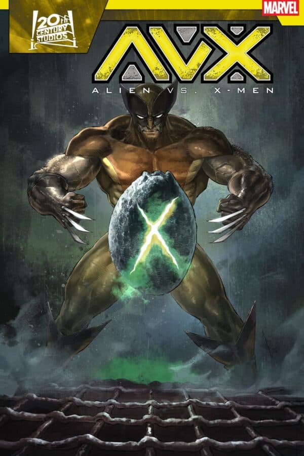 ALIEN VS. X-MEN #1 - Alan Quah Poster Homage cover art